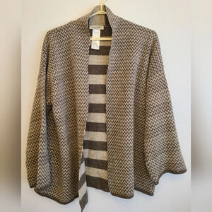 Cocogio womens 30% wool cardigan size M Made In Italy‎ Open Front